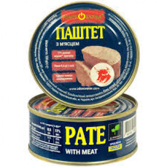 Паштет з м'ясцем POWER BANKA 100г ж/б ключ (1/8)
