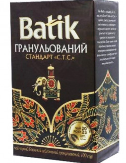 Чай &quot;Batik&quot; 100г+10г Чорний Гранульований СТС пачка (1/30)