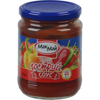 Соус Чілі гострий "МакМай" СКЛО-БАНКА 430г (1/12)