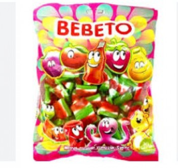 Жувальні цукерки  Кавун BEBETO велика пачка 1000г*12 