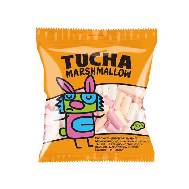 Маршмеллоу  50г "Дозки" ароматизовані TUCHA (1/42)